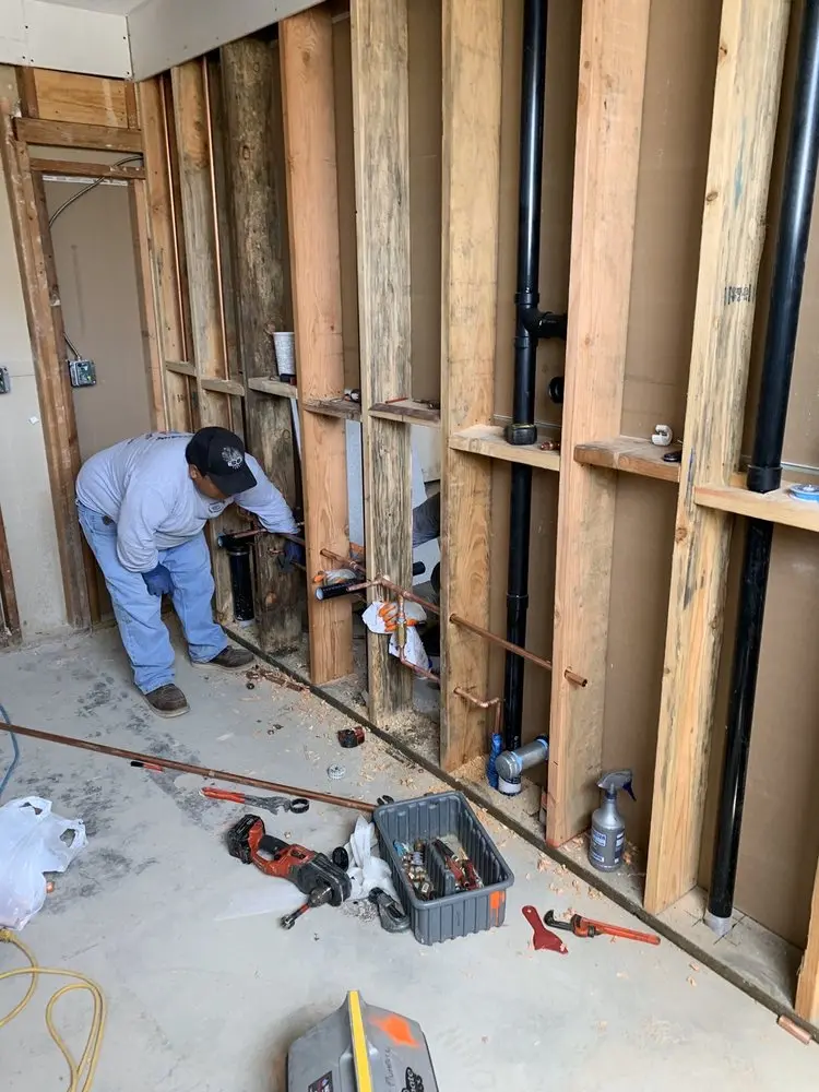 Commercial rough-in plumbing for Commercial Plumbing in South Como